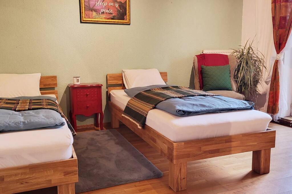 Colourful 2.5 Bedroom With Large Balcony & Garden. Prinzersdorf Luaran gambar